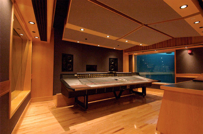 recording studio design portrayal